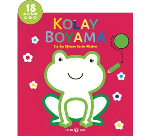 Kolay Boyama Zıp Zıp Eğlence Resim Kitabım