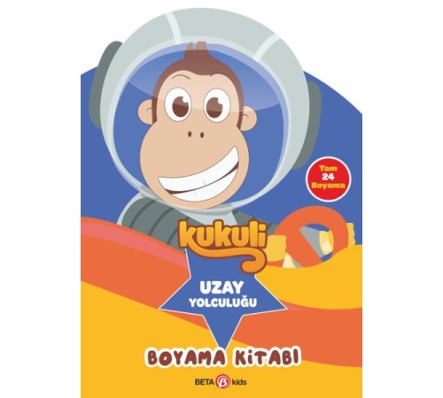 Kukuli Uzay Yolculuğu Boyama Kitabı