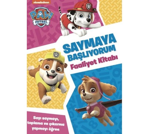 Paw Patrol - Saymaya Başlıyorum Faaliyet Kitabı