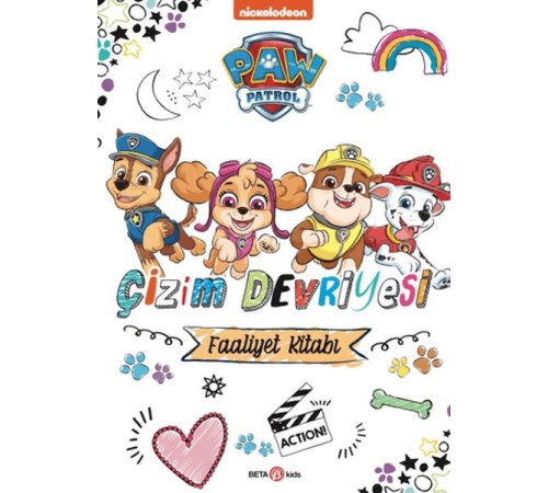 PAW Patrol - Çizim Devriyesi Boyama Kitabı