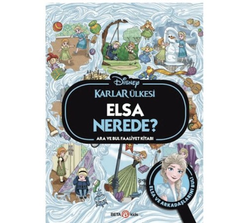 Disney Karlar Ülkesi Elsa Nerede? Ara ve Bul Faaliyet Kitabı