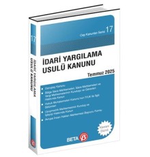 Cep Kanunları Serisi 17 - İdari Yargılama Usulü Kanunu  (Yeni)