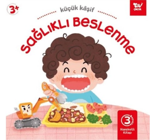 Hareketli Kitap 3d Küçük Kaşif Sağlıklı Beslenme