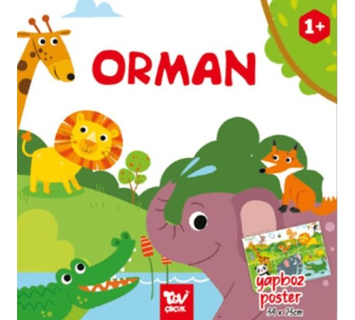 Yapboz Poster Kitap Orman Yapboz Poster Kitap Orman