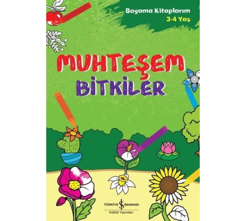 Muhteşem Bitkiler - Boyama Kitaplarım 3 - 4 Yaş