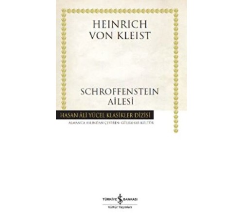 Schroffensteın Ailesi - Hasan Ali Yücel Klasikleri (Ciltli)