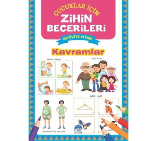 Kavramlar - Çocuklar İçin Zihin Becerileri Aktivite Kitabı Kavramlar - Çocuklar İçin Zihin Becerileri Aktivite Kitabı