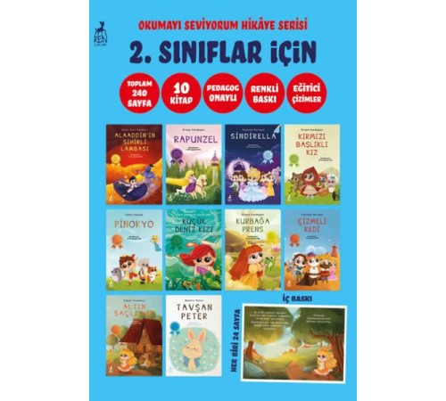 Okumayı Seviyorum Hikâye Serisi 2. Sınıflar İçin (10 Kitap)