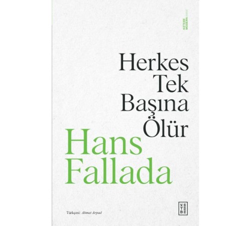 Herkes Tek Başına Ölür