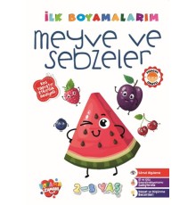 İlk Boyamalarım - Meyve veSebzeler