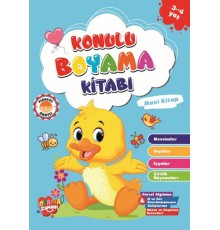 Konulu Boyama - MaviKitap (3-4 Yaş)