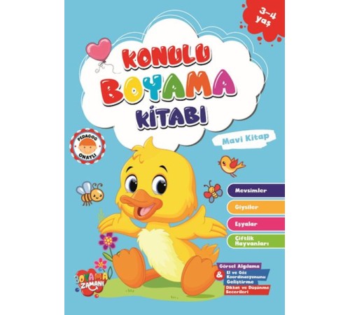 Konulu Boyama - MaviKitap (3-4 Yaş)