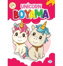Neşeli Unicorn Boyama