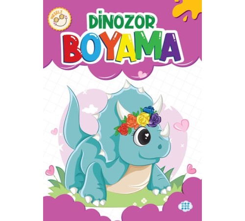 Neşeli Dinozor Boyama