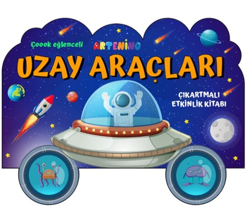 Taşıtlar Serisi - Uzay Araçları Çıkartmalı Etkinlik Kitabı