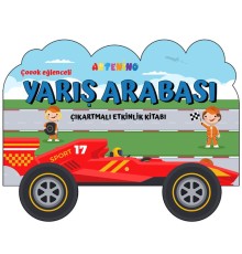 Taşıtlar Serisi - Yarış Arabası Çıkartmalı Etkinlik Kitabı