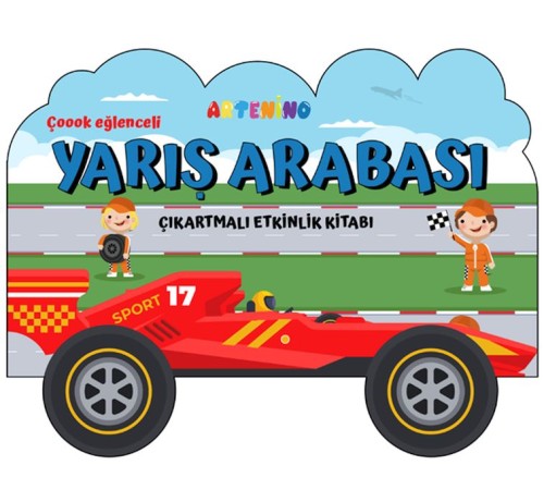 Taşıtlar Serisi - Yarış Arabası Çıkartmalı Etkinlik Kitabı