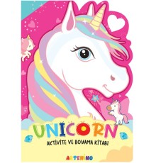 Unicorn - Aktivite ve Boyama Kitabı Serisi
