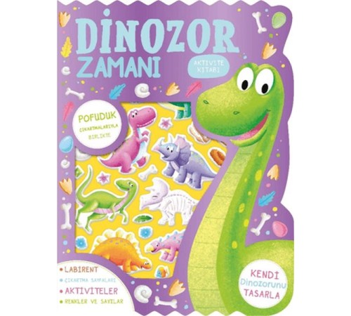 Dinozor Zamanı - Çıkartmalı Aktivite Kitabı