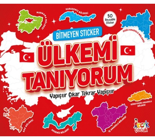 Bitmeyen Sticker - Ülkemi Tanıyorum