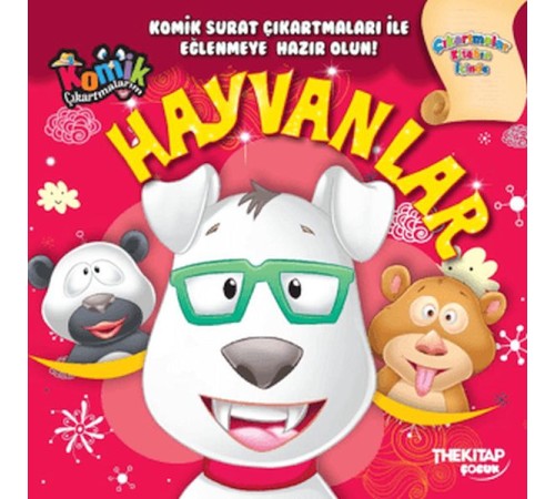 Komik Çıkartmalarım Hayvanlar