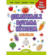 Çıkartmalı Boyama Sebzeler