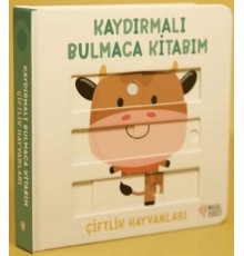 Kaydırmalı Bulmaca Kitabım - Çiftlik Hayvanlar
