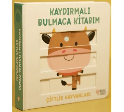 Kaydırmalı Bulmaca Kitabım - Çiftlik Hayvanlar