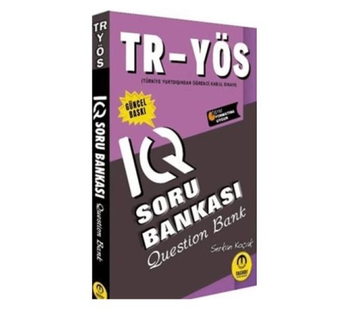 Tasarı Yayınları TR YÖS IQ Soru Bankası