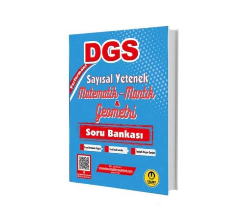 Tasarı Yayınları 2025 DGS Sayısal Yetenek Matematik Mantık Geometri Soru Bankası