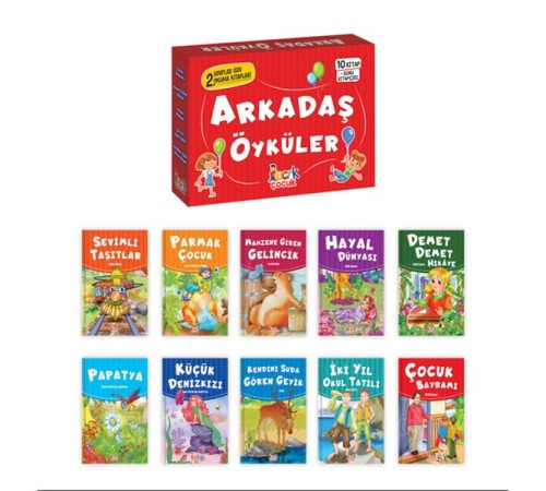 Arkadaş Öyküler - (10 Kitap+Soru Kitapçığı)