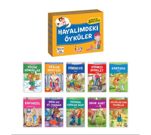 Hayalimdeki Öyküler– (10 Kitap+Soru Kitapçığı)