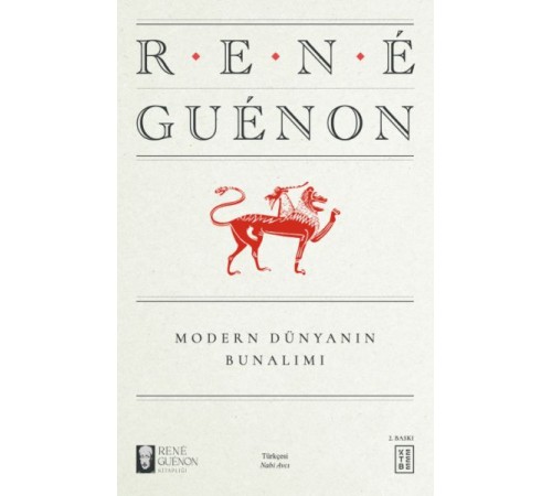 Modern Dünyanın Bunalımı Modern Dünyanın Bunalımı