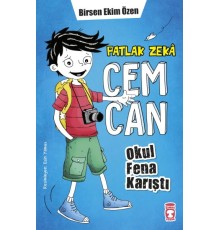 Patlak Zekâ Cemcan - Okul Fena Karıştı (Fleksi Cilt)