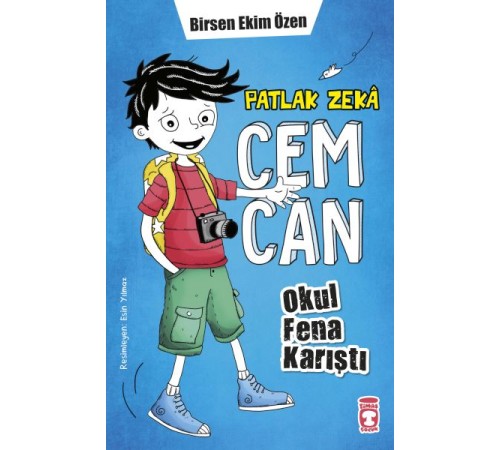Patlak Zekâ Cemcan - Okul Fena Karıştı (Fleksi Cilt)