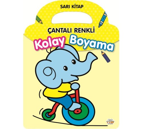 Çantalı Renkli Kolay Boyama- Sarı Kitap