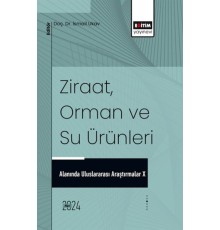 X_Ziraat, Orman Ve Su Ürünleri Alanında Uluslararası Araştırmalar