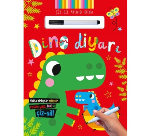 Çiz – Sil Aktivite Kitabı Dino Diyarı Çiz – Sil Aktivite Kitabı Dino Diyarı