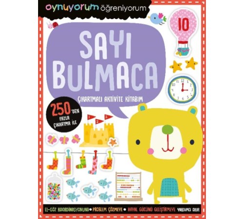 Oynuyorum Öğreniyorum – Sayı Bulmaca  Çıkartmalı Aktivite Kitabım