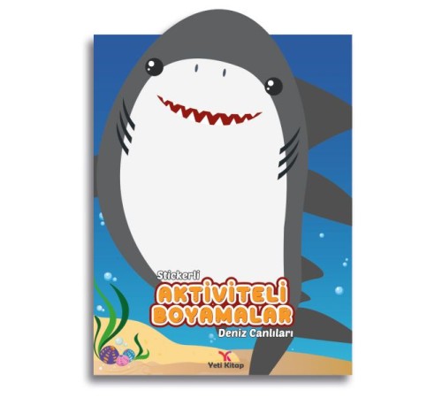 Stickerli Aktivite ve Boyamalar Deniz Canlıları