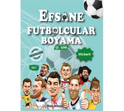 Efsane Futbolcular Boyama Kitabı Efsane Futbolcular Boyama Kitabı