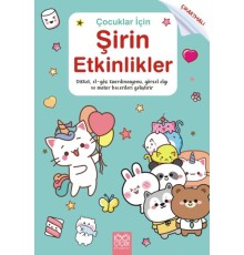 Çocuklar için Şirin Etkinlikler - Çıkartmalı