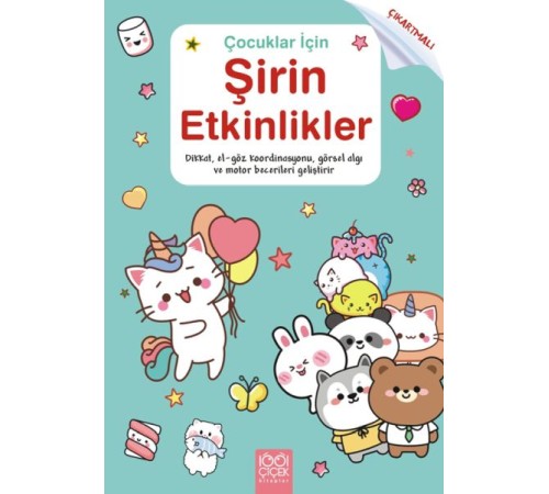 Çocuklar için Şirin Etkinlikler - Çıkartmalı