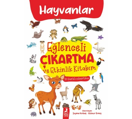 Eğlenceli Çıkartma ve Etkinlik Kitabım - Hayvanlar