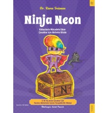 Ninja Neon Kâbuslarla Mücadele Eden Çocuklar için Aktivite Kitabı