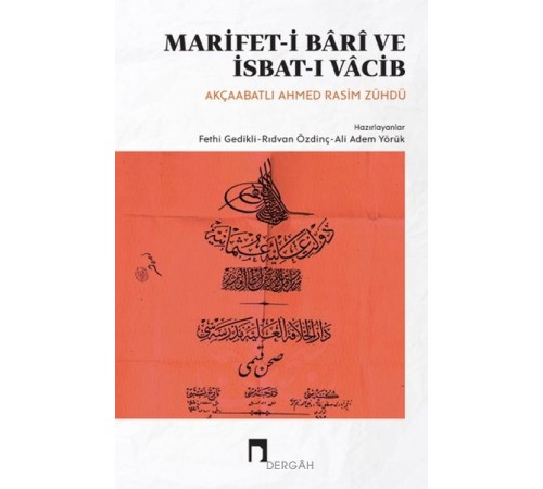 Marifeti Bari ve İsbatı Vacib Marifeti Bari ve İsbatı Vacib
