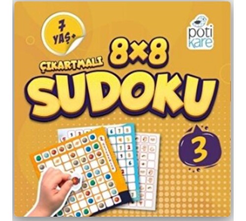 8x8 Çıkartmalı Sudoku 7+ (3)