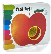 Mini Delikli Kitaplar Serisi - Yeşil Tırtıl
