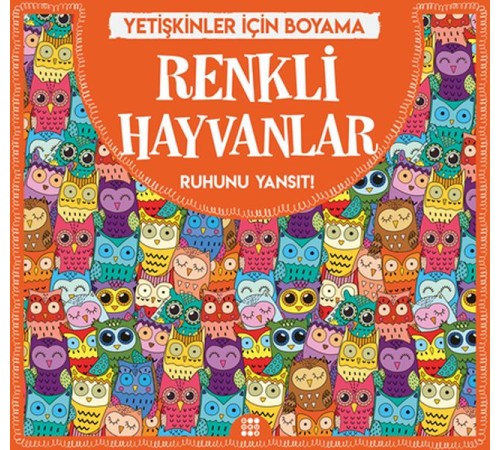 Renkli Hayvanlar - Yetişkinler İçin Boyama