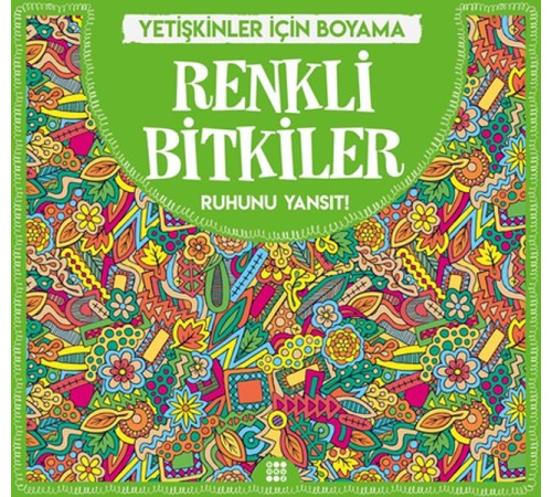 Renkli Bitkiler - Yetişkinler İçin Boyama